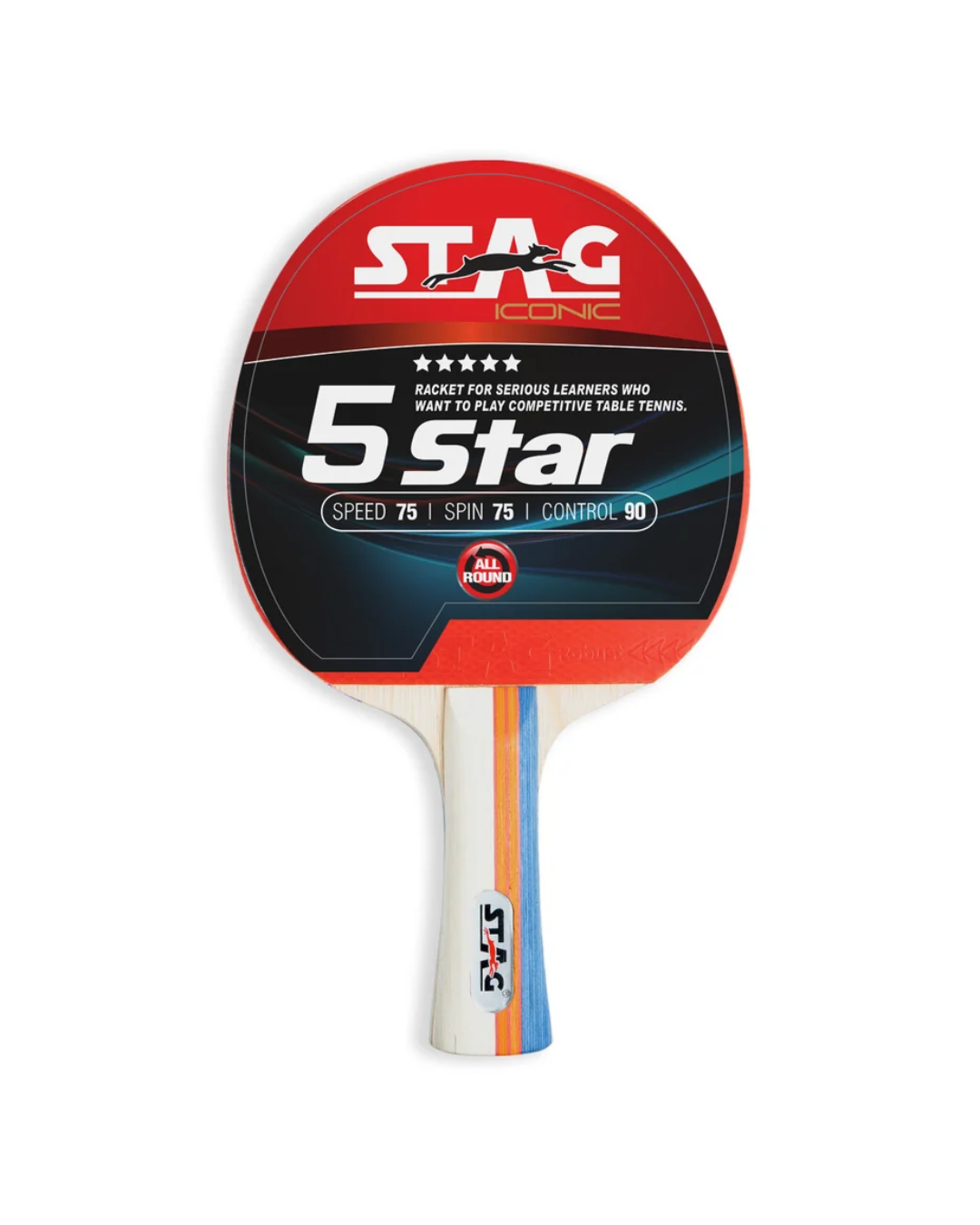 Stag Iconic 5 Star Table Tennis Racquet