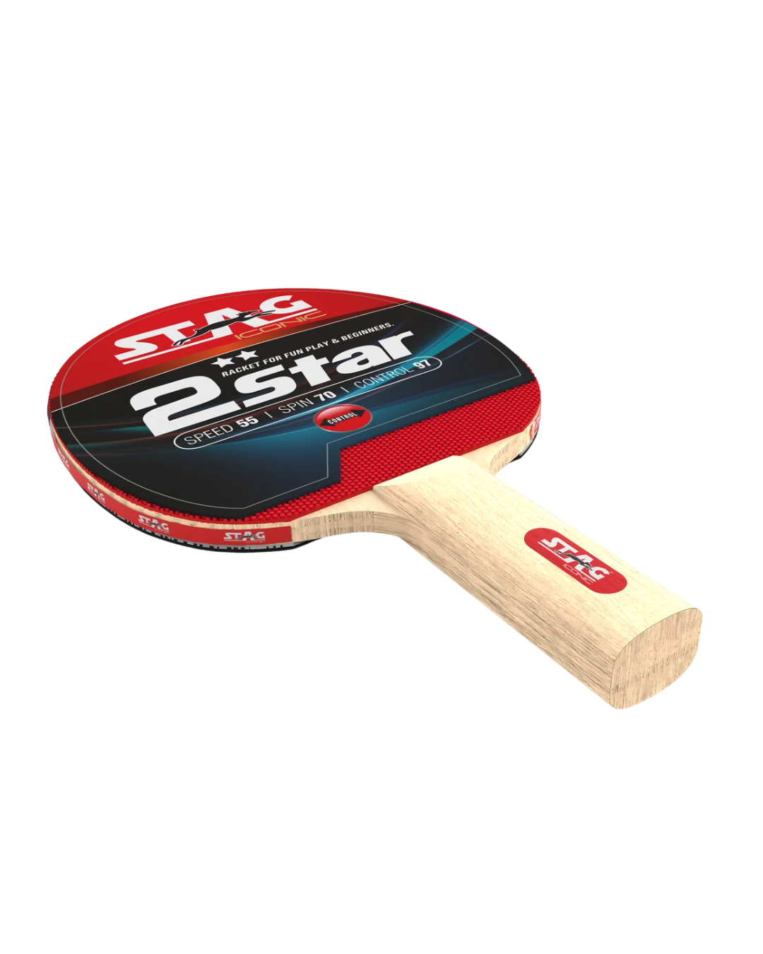 Stag Iconic 2 Star Table Tennis Racquet
