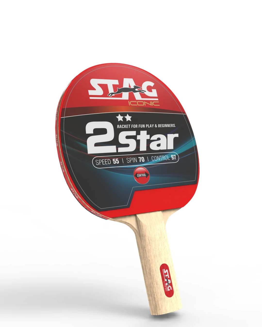 Stag Iconic 2 Star Table Tennis Racquet