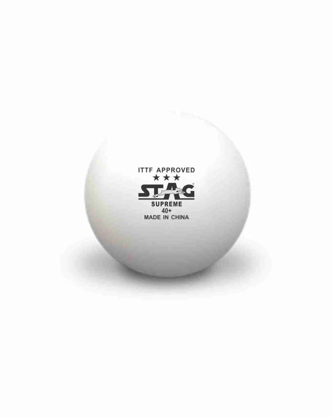 STAG Iconic Supreme Table Tennis (TT) Balls | Training, Tournaments, Recreational Play