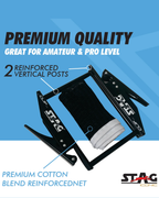 Stag Iconic Table Tennis Net & Post Set | Professional Grade