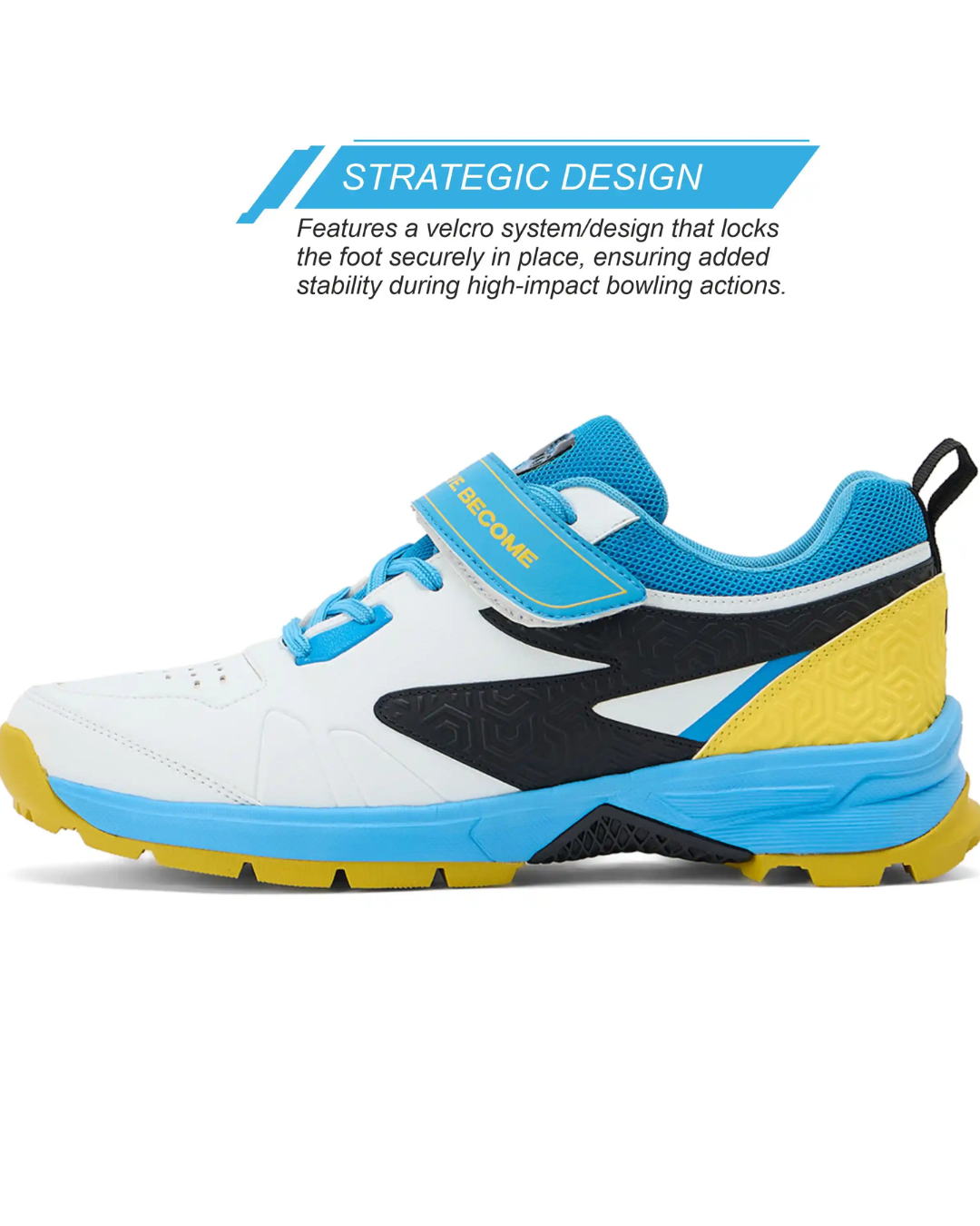 SG CENTURY PACE Shoes White/Blue/Yellow