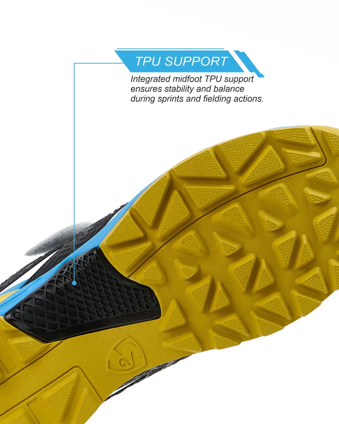 SG CENTURY PACE Shoes White/Blue/Yellow