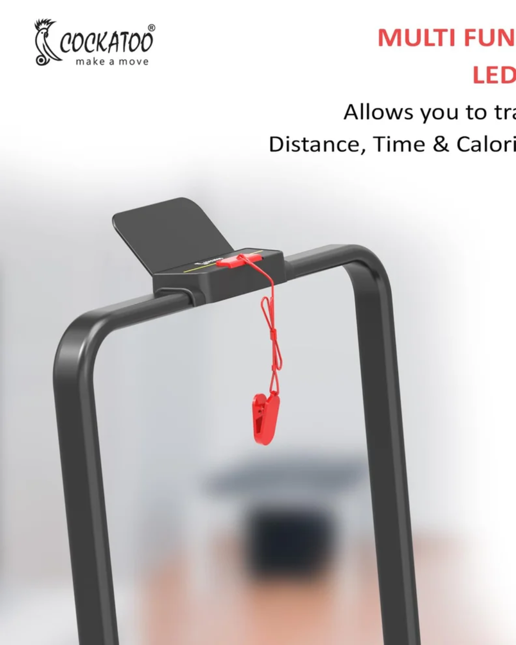 WP-200- 3HP foldable Peak Walk Pad, 12 km/hr Speed | Cockatoo